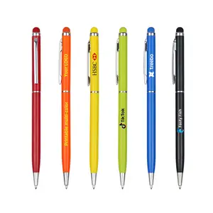 New Arrival Stylus Pen Werbung Geschenk Kugelschreiber Großhandel Luxus Rose Gold Metall Büro Kugelschreiber