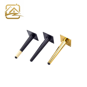 kulfi <b>leg</b> <b>sofa</b> <b>leg</b> factory Multiple heights gold tapered tube metal <b>sofa</b> <b>legs</b> iron furniture <b>legs</b> for <b>sofa</b> bed and cabinet - Product Image 1
