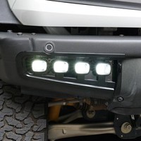 Nouveau phare antibrouillard avant LED bicolore blanc et jaune 12V pour Bronco 21-22 avec clignotant séquentiel 6800LM
