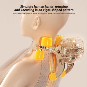 2025 nuevo amasado eléctrico Relax Shiatsu luz roja calefacción cuerpo completo Silla de masaje vibratorio cojín de asiento de coche para el hogar - Product Image 3