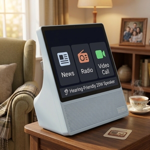 Noryox Intel, Pantalla Inteligente de 10.95 Pulgadas para Personas Mayores, Android 14, Sonido Potente, Woofer de 20W, Google TV, Netflix, Videollamadas FHD, Tablet con IA - Product Image 4