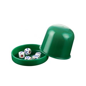 Custom Logo Round Sets PP Plastic KTV Hotel Advertising Dice Cup & <b>Box</b> Wholesale Promotional <b>Party</b> Supplies - Product Image 4