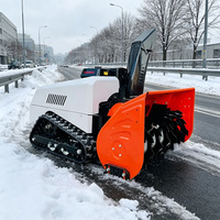 Déneigeuse sur chenilles télécommandée Voer 15HP 420cc, largeur de travail 1000mm, profondeur de neige 2-60cm, pour travaux commerciaux de déneigement