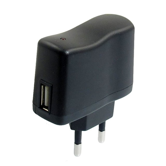 AC 110V-240V to DC 5V 0.5A 500mA USB to EU Plug Power Adapter Charger