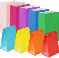 Uchampak Usine de vente en gros Impression personnalisée de sacs en papier Couleur Taille Nourriture Collation Artisanat Emballage en papier SOS Sacs sans poignées