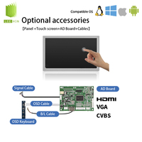 Module d'écran LCD TFT industriel intégré sur cellule tactile de 7 pouces Kyocera TCG070WVLSJPPA-GD20 800x480 WVGA