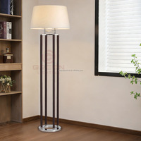 Lampe sur pied LED rétro personnalisable avec base E27, modèle design, style postmoderne en cuir créatif pour hôtel et salon