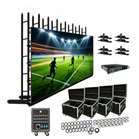 Mur vidéo LED extérieur étanche IP65 P2.5 P3.9, résolution 1920x1080, luminosité 5000 cd/m², grand écran publicitaire commercial