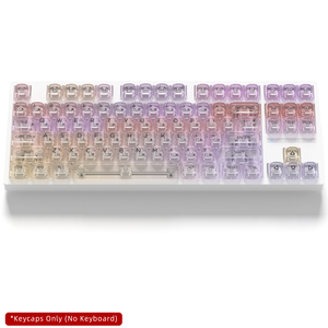 Teclas de Perfil MOA de Material PC Transparente con Color Degradado y Diseño Japonés para Teclado Mecánico, Fábrica de Guangdong en Stock - Product Image 5