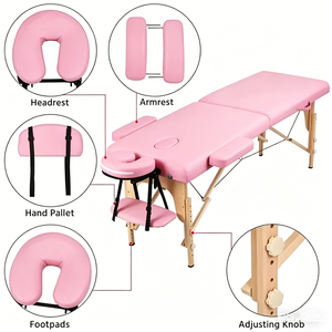 High Quality Spongio Portable Massage <b>Table</b>&bed 2 Section on Sale - Product Image 2