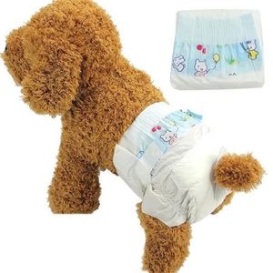 Couche jetable pour chien mâle avec protection anti-fuite en film PE et conception respirante - Product Image 2