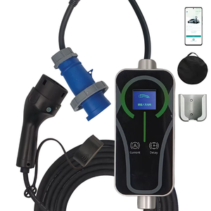 Chargeur EV portable 7 kW Type 1 AC 200-220V avec contrôle par application et support mural, câble de 3m/5m/10m/personnalisable - Product Image 3