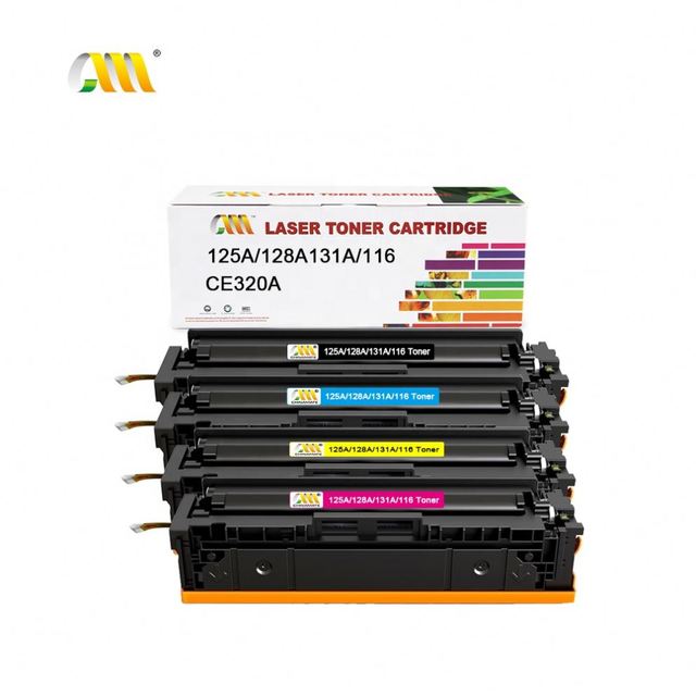 Chinamate HP 128 Compatible Full Toner Cartridge for 116 CE320A CB540A CP1525NW-Newest Smart Chip Imported Toner Powder