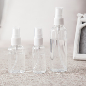Transparent Plastic <b>Spray</b> <b>Bottle</b> 30ml Pump Dispenser Cosmetic Perfume Mist Sprayer <b>Empty</b> Cylinder Shape - Product Image 3