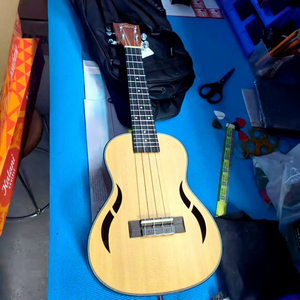 Chitarra ukelele da 23 pollici con strumento musicale superiore/posteriore/laterale in mogano per bambini - Product Image 2