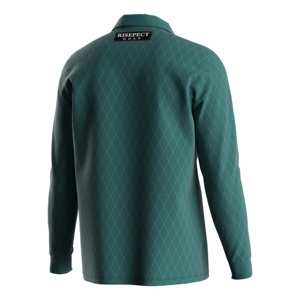Lieferant Sublimation Polyester T-Shirt Langarm Herren Luxus Reiß verschluss Polo Adult Herren Stehkragen Shirt Plain Dyed - Product Image 2