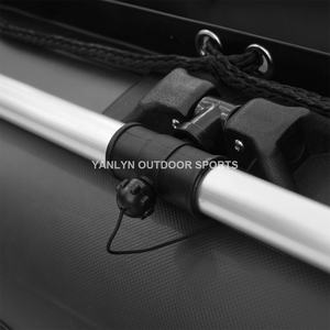 Panic Buying 430cm PVC Inflable Paddle Boat Vela Dinghy Sport Rib Boat con piso <span class=keywords><strong>de</strong></span> aluminio - Product Image 5