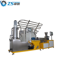 Granulateur à anneau d'eau ZS-433 HDPE/PP/PA avec conception à double vis et moteur de 25 kW pour contrôle PLC