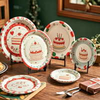 Assiettes à pizza jetables robustes, non blanchies, 100 % compostables et biodégradables, fabriquées à partir de bagasse
