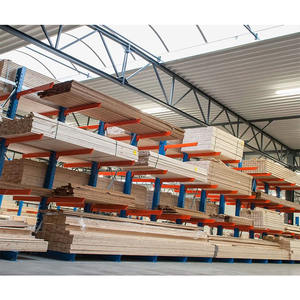 Scaffalatura Cantilever Monofacciale su Larga Scala, Sistema Autoportante per Magazzini di Legname e Acciaio - Product Image 6