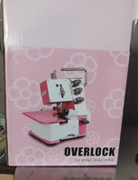 Machine à coudre surjeteuse domestique Jukky FN2-4D, neuve, configuration mécanique à lit plat pour points surjeteurs, usage domestique