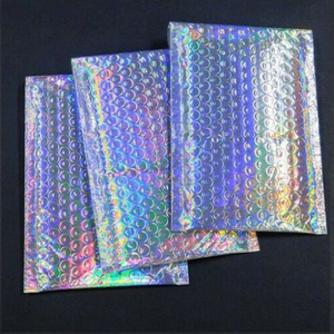 Hola hermosa holográfico láser mercado marca auto adhesivo calor sello de bolsa de <span class=keywords><strong>correo</strong></span> para la venta al por menor - Product Image 6