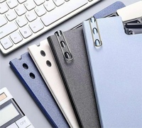 Porte-documents A4 étanche à double clip pour infirmières, en plastique pliable, avec logo personnalisé pour accessoires de bureau, dossier personnalisé en gros