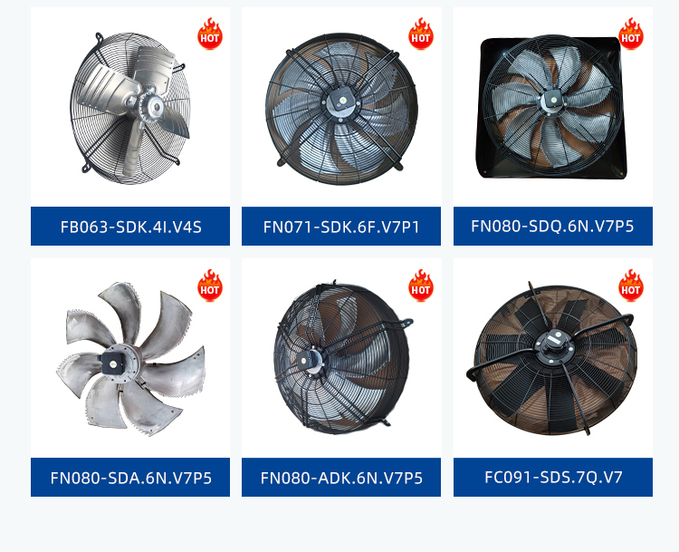 空調風神服 HIGH POWER FAN UNIT ZIEHL-ABEGG FH065-VDP.6N.V7 400VAC 50hz 1630W Cooling Fan