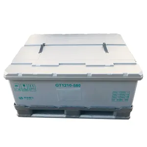 Australian Standard Folding Large Plastic Pallet Boxes Bins For Fruit And Vegetables