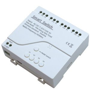 G0203 Módulo de interruptor de relé inalámbrico WiFi inteligente de 4 canales 7-32V 4CH Receptor RF Funciona con la aplicación EWeLink - Product Image 4