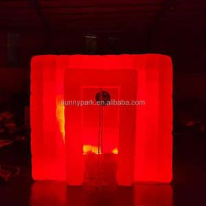 Cabina de Fotos Inflable con Iluminación LED de Colores, Cabina de Fotos Inflable con Luz, Adecuada para Eventos, <span class=keywords><strong>Alquiler</strong></span> para Fiestas, Decoración - Product Image 2