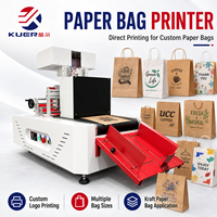 Machine d'impression de sacs en papier pour sacs cadeaux en kraft, imprimante numérique à jet d'encre pour logo personnalisé, alimentation 40-60 cm, largeur d'impression 21-55 cm