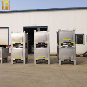 משטח פלדה נירוסטה למיכל IBC 2000 ליטר 150 פתוח 50 ניקוז תואם לחנקן נוזלי - Product Image 6