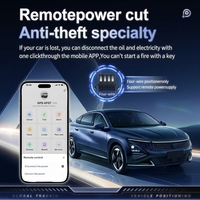 Traceur GPS 4G avec modes de positionnement multiples, dispositif de coupure d'alimentation et de carburant, suivi en temps réel pour véhicules, voitures, motos