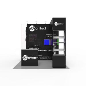 Stan Pameran Dagang Portabel Display 10X10 Stan Pameran Pop Up Konter Promosi Desain Kustom untuk Peralatan Pameran Dagang <span class=keywords><strong>Expo</strong></span> - Product Image 4