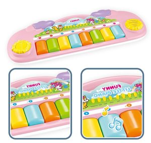 Clavier de piano électrique en plastique à piles, instrument de musique, jouet musical pour enfants, vente en gros - Product Image 2