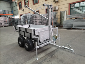 <span class=keywords><strong>Remorquage</strong></span>-Behind Tracteur Transport ATV Remorque Chariot Jardin Vélo Remorque <span class=keywords><strong>Moto</strong></span> & ATV Remorques - Product Image 5