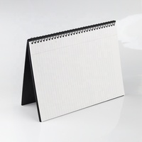 Cahiers de papier en pierre noire spirale personnalisables au format A4