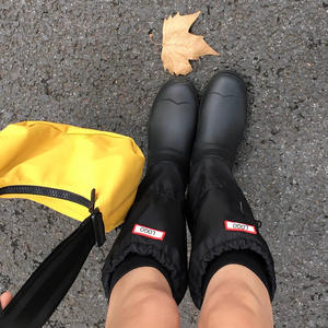 Neuankömmling Gummistiefel für Frauen Kniehohe wasserdichte faltbare Design Gumboot Lightweight Custom Logo Gummistiefel - Product Image 2