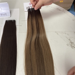 ผมต่อแบบเส้นตรงสำหรับขายส่ง ผมแท้แบบ Double Drawn ตัดได้ ไม่มีรอยต่อ ไม่รับคืนสินค้า  แบบลอน Body Wave และ Deep Wave รับผลิตตามสั่ง - Product Image 2