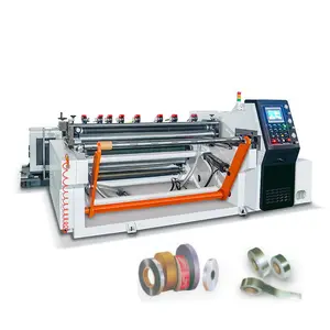 Automatic PET PVC PP Cutter Roll Paper Sheet Cutting Machine Adhesive Labels Tape Cutting and Rewinding Machine
