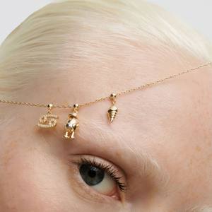 Diseño creativo de cobre galvanizado DIY joyería hecha a mano encantos pequeño pingüino gato motocicleta casco forma COLLAR COLGANTE - Product Image 2