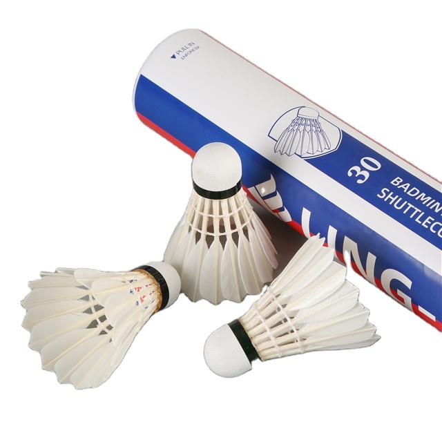 2021 Wholesale LING MEI Brand Badminton Shuttlecock Model 30 International Tournament Level High Durability A+ Flying A+ PU Cork