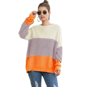 Nuovo arrivo personalizzato 2021 autunno inverno manica lunga Pullover donne maglioni alla moda