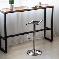 Tabouret de Bar en acrylique, pivotante et réglable en hauteur