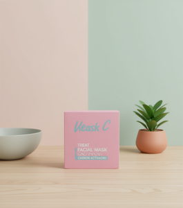 Maschera Facciale Keask C al Carbone Attivo per Tutti i Tipi di Pelle, Cura del Viso Biologica - Product Image 2