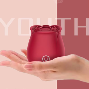 Leistungs starke saugende Rose geformte Vibrator G-Punkt Nippel und Klitoris stimulator Silikon <span class=keywords><strong>Massage</strong></span> gerät Sexspielzeug für Frauen Masturbation - Product Image 6