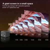 Projecteur 4K véritable natif 3840x2160 Everycom Cinelux 3000ANSI Ultra Bright FLED Smart Auto Focus Keystone Home Theater Cinema 4K