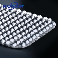 Kunxin Coupe à la taille Diffusion pyramidale de lumière LED claire Panneau de diffuseur prismatique UGR anti-éblouissant