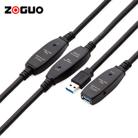 Câble d'extension USB 3.0 haute vitesse 5Gbps mâle à femelle Port micro d'alimentation compatible USB 2.0 avec câble de données à puce de signal intégré